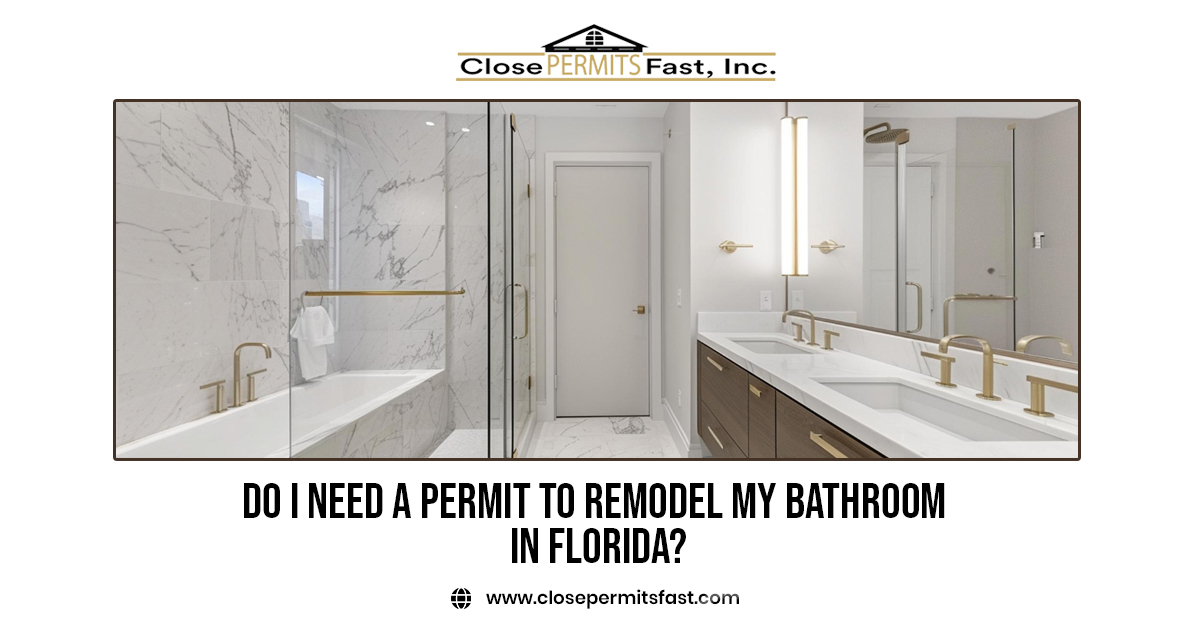 Bathroom remodel permit Florida requirements