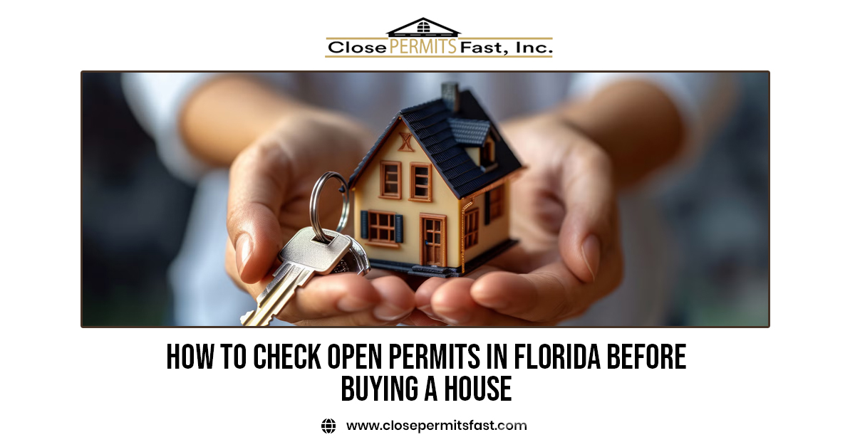 Checking open permits in Florida before buying a house