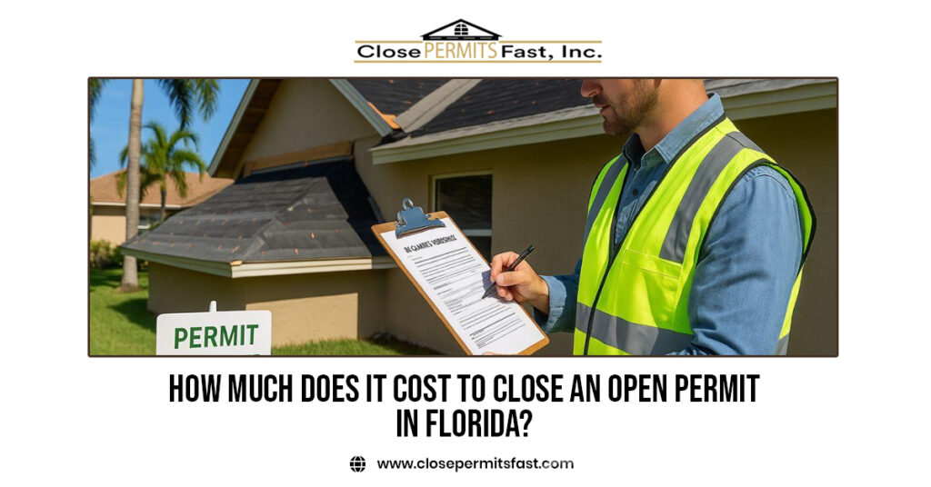Cost to close an open permit in Florida