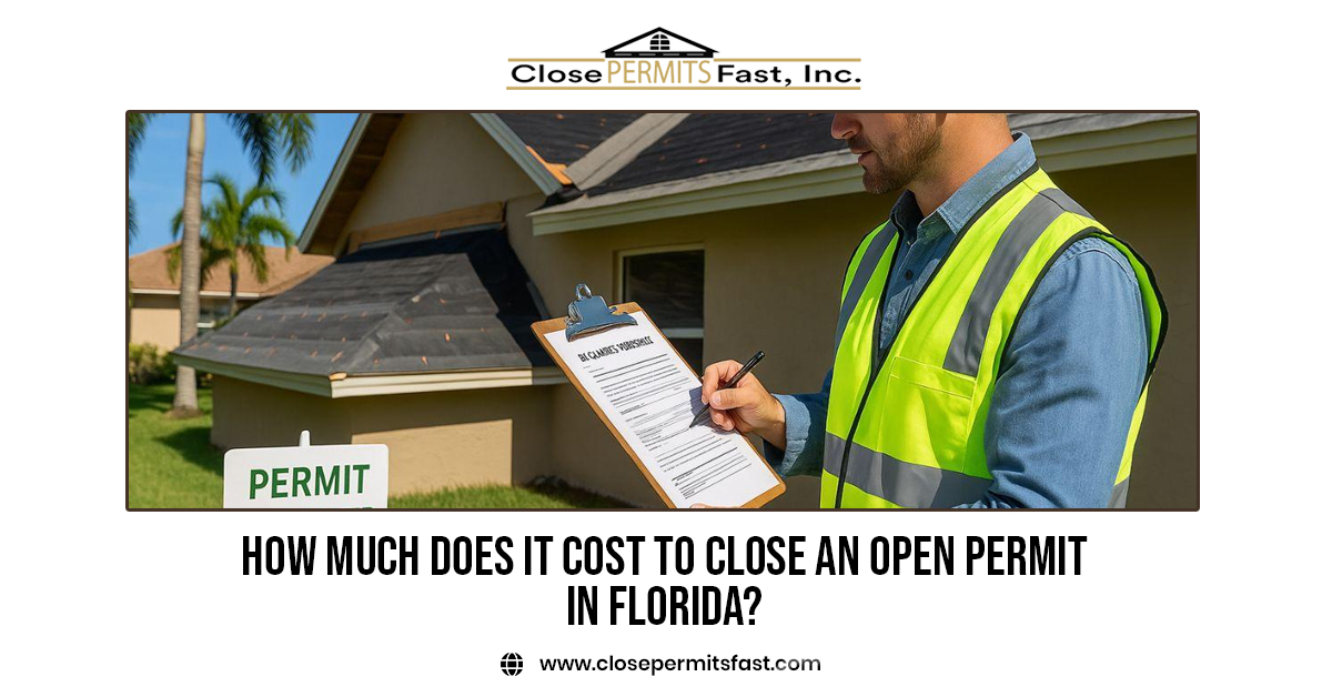 Cost to close an open permit in Florida